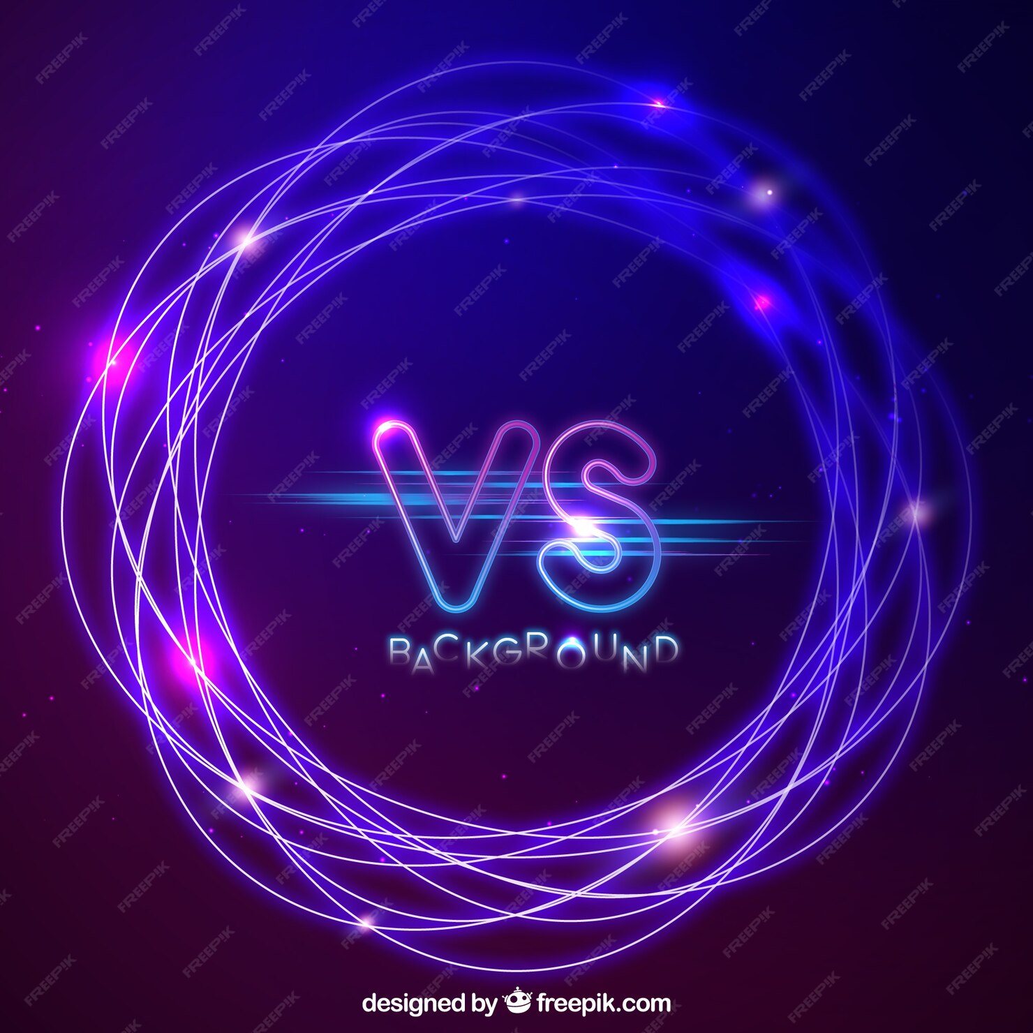 Free Vector | Versus background with abstract style