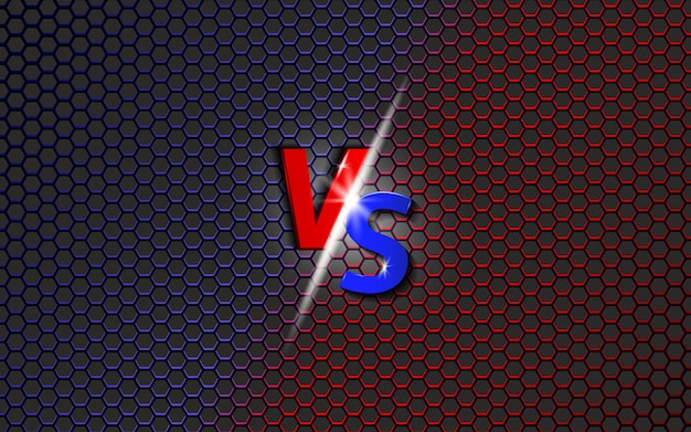 Premium Vector Versus Vs Fight Battle Screen Background