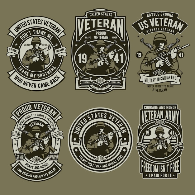 Download Veteran soldier Vector | Premium Download