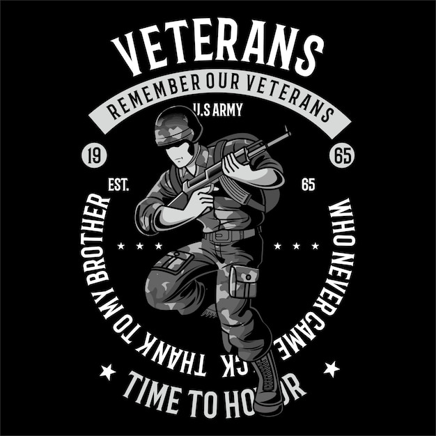 Download Veterans background | Premium Vector