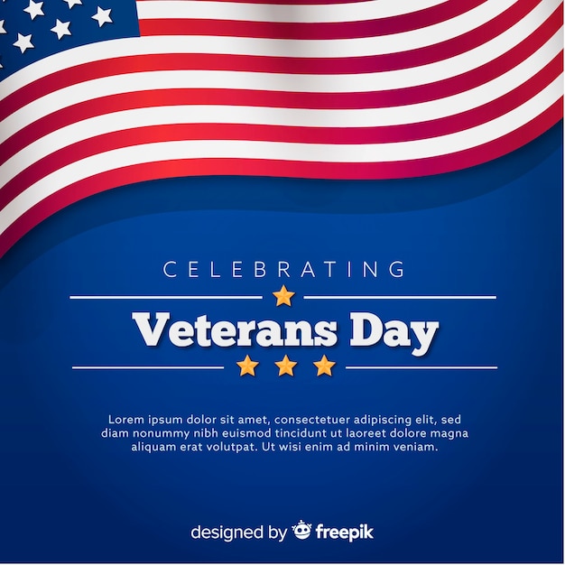 Veterans day background | Free Vector