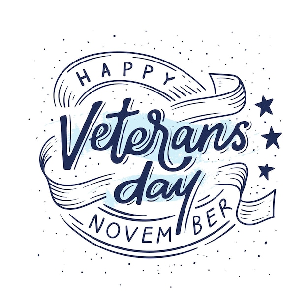 free-vector-veterans-day-lettering