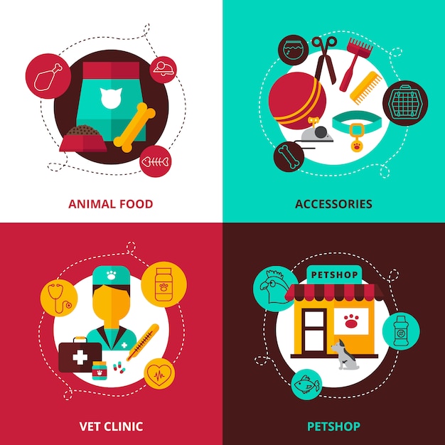 Download Free Download This Free Vector Veterinary Design Concept Set Of Feed Use our free logo maker to create a logo and build your brand. Put your logo on business cards, promotional products, or your website for brand visibility.