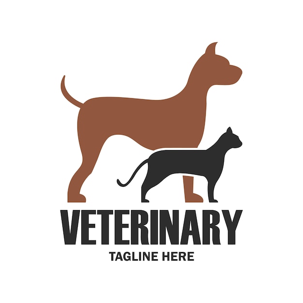 Premium Vector Veterinary logo design