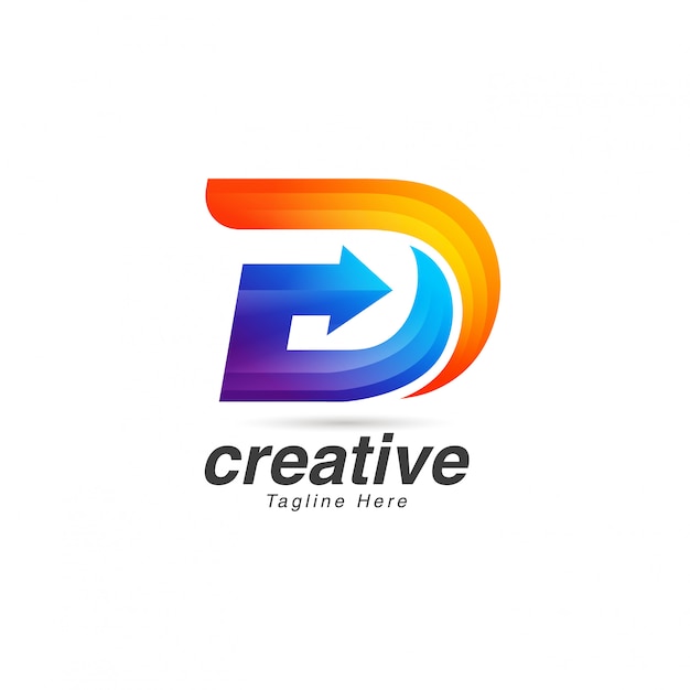 Download Free Vibrant Creative Letter D Logo Design Template Premium Vector Use our free logo maker to create a logo and build your brand. Put your logo on business cards, promotional products, or your website for brand visibility.