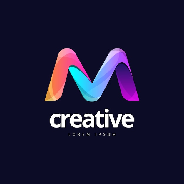 Download Free Vibrant Trendy Colorful Creative Letter M Logo Premium Vector Use our free logo maker to create a logo and build your brand. Put your logo on business cards, promotional products, or your website for brand visibility.