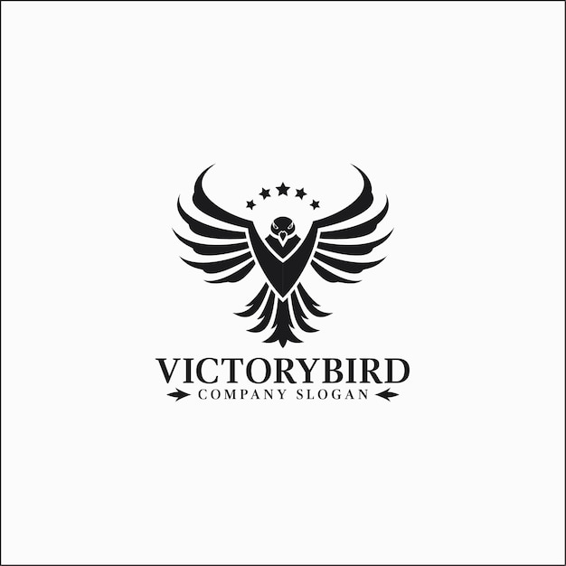 Download Free Victory Bird Eagle Logo Template Premium Vector Use our free logo maker to create a logo and build your brand. Put your logo on business cards, promotional products, or your website for brand visibility.