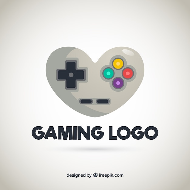 Download Free Download This Free Vector Video Game Logo Template With Joystick Use our free logo maker to create a logo and build your brand. Put your logo on business cards, promotional products, or your website for brand visibility.