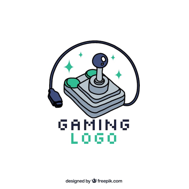 Download Free Video Game Logo Template With Retro Style Free Vector Use our free logo maker to create a logo and build your brand. Put your logo on business cards, promotional products, or your website for brand visibility.