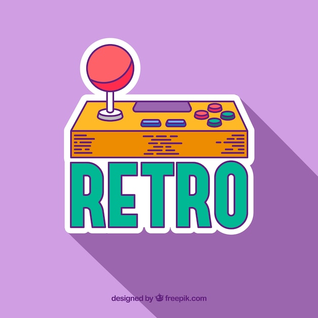 Download Free Video Game Logo Template With Retro Style Free Vector Use our free logo maker to create a logo and build your brand. Put your logo on business cards, promotional products, or your website for brand visibility.