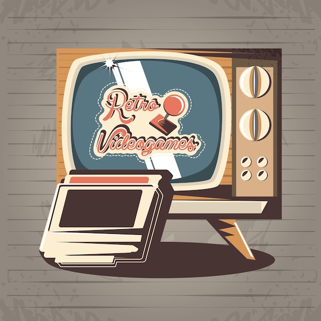 retro game tv