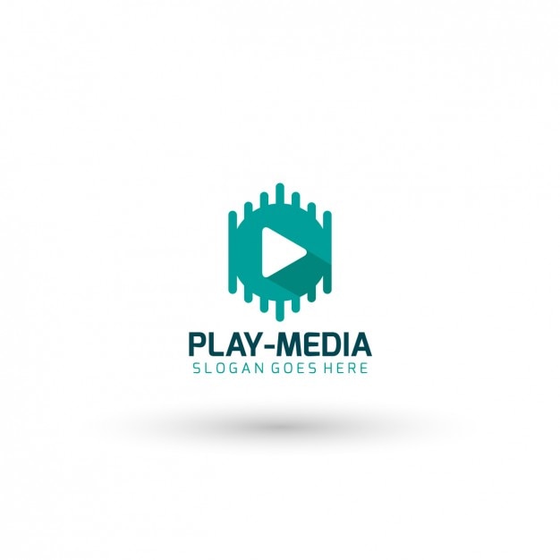 Free Vector Video Player Logo Template