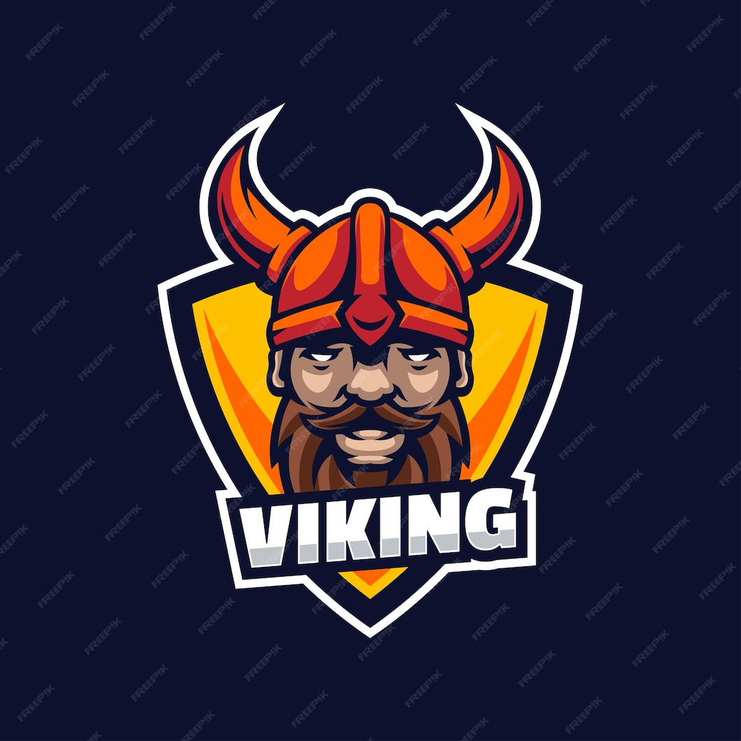 Premium Vector | Viking logo design vector