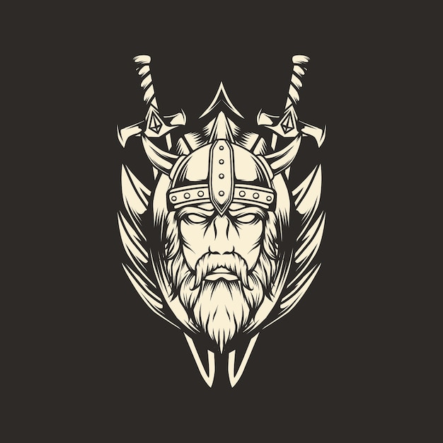 Premium Vector | Viking sword illustration