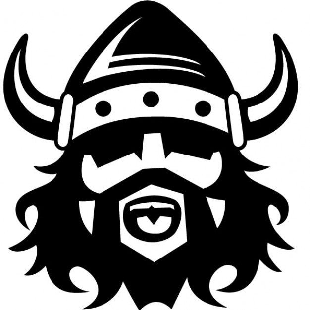 Viking with helmet vector illustration Vector | Free Download