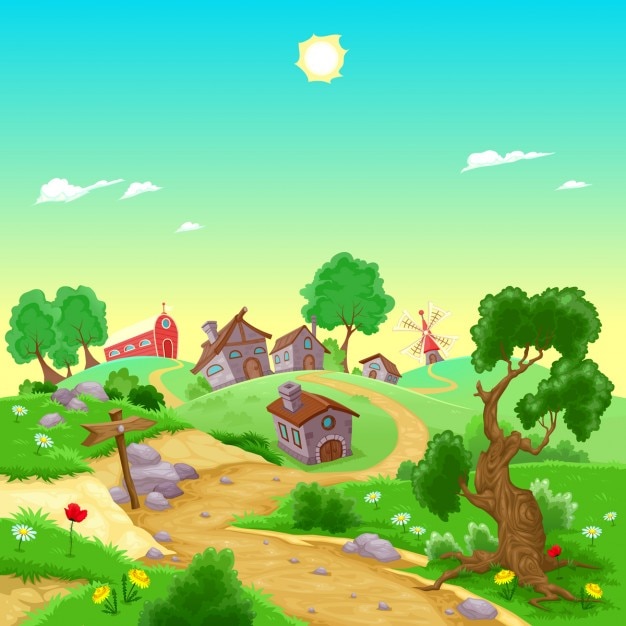 Download Free Vector | Village