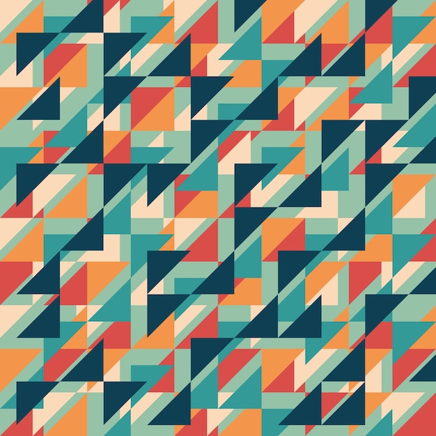 Premium Vector | Vintage abstract geometric style background.