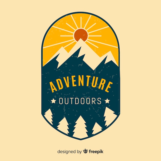 Download Free Download This Free Vector Vintage Adventure Logo Background Use our free logo maker to create a logo and build your brand. Put your logo on business cards, promotional products, or your website for brand visibility.