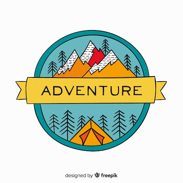 Vintage adventure logo | Free Vector