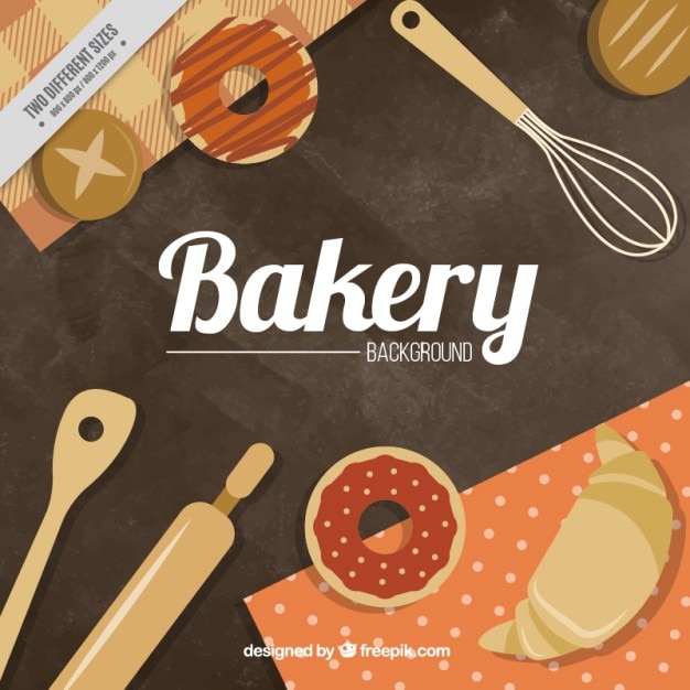 Download Free Vector | Vintage bakery background