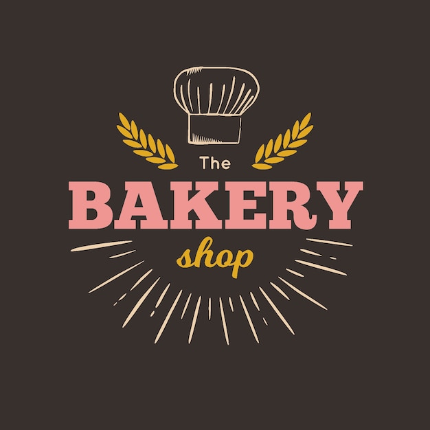Download Vintage bakery logo | Free Vector