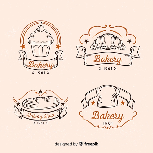 Download Free Vintage Bakery Logos Free Vector Use our free logo maker to create a logo and build your brand. Put your logo on business cards, promotional products, or your website for brand visibility.