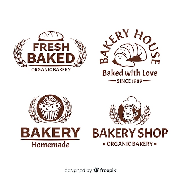 Download Free Download This Free Vector Vintage Bakery Logos Use our free logo maker to create a logo and build your brand. Put your logo on business cards, promotional products, or your website for brand visibility.
