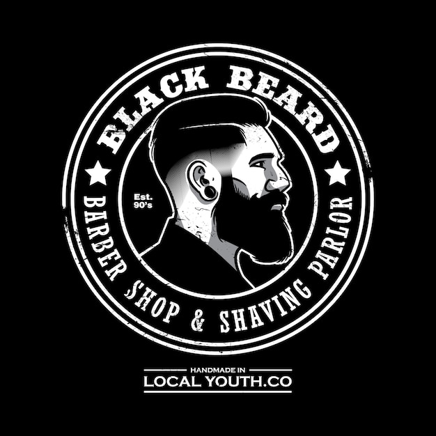 Download Free Vintage Barber Logo Premium Vector Use our free logo maker to create a logo and build your brand. Put your logo on business cards, promotional products, or your website for brand visibility.
