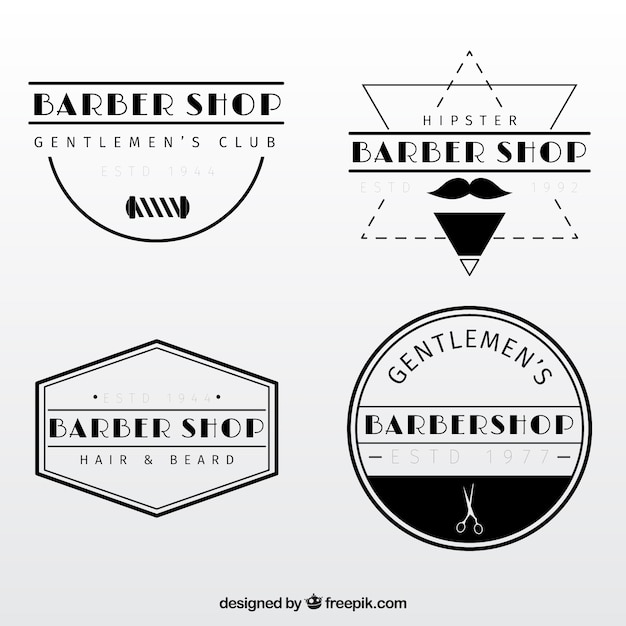 Download Free Vintage Barber Shop Logo Templates Premium Vector Use our free logo maker to create a logo and build your brand. Put your logo on business cards, promotional products, or your website for brand visibility.