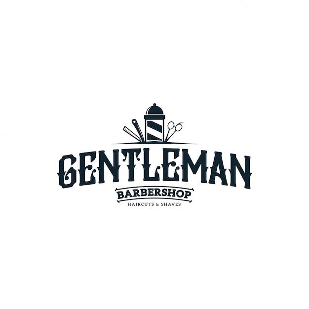 Download Free Vintage Barber Shop Logo Premium Vector Use our free logo maker to create a logo and build your brand. Put your logo on business cards, promotional products, or your website for brand visibility.