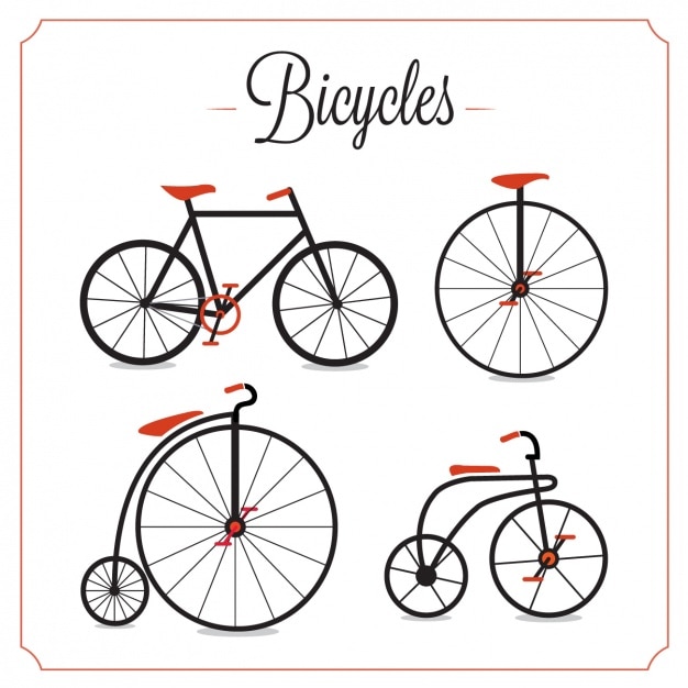 Vintage bicycles collection