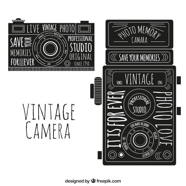 Vintage camera Vector | Premium Download