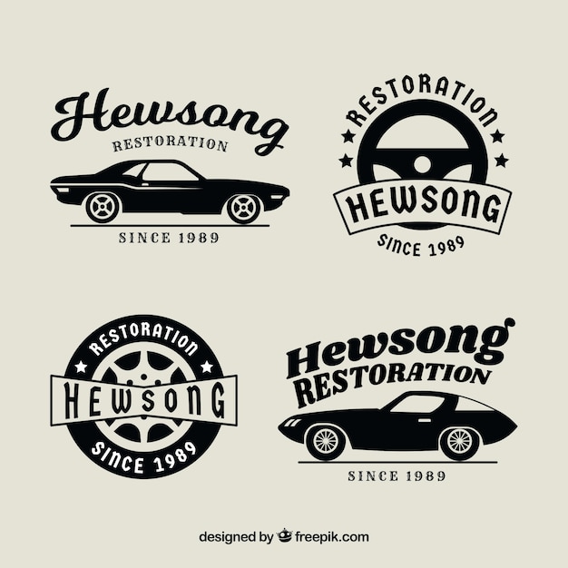 Download Free Download Free Vintage Car Logo Collection Vector Freepik Use our free logo maker to create a logo and build your brand. Put your logo on business cards, promotional products, or your website for brand visibility.