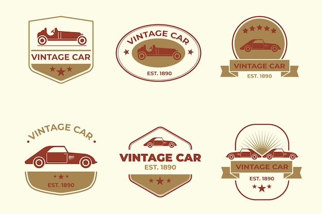 Download Free Vintage Car Logo Collection Free Vector Use our free logo maker to create a logo and build your brand. Put your logo on business cards, promotional products, or your website for brand visibility.