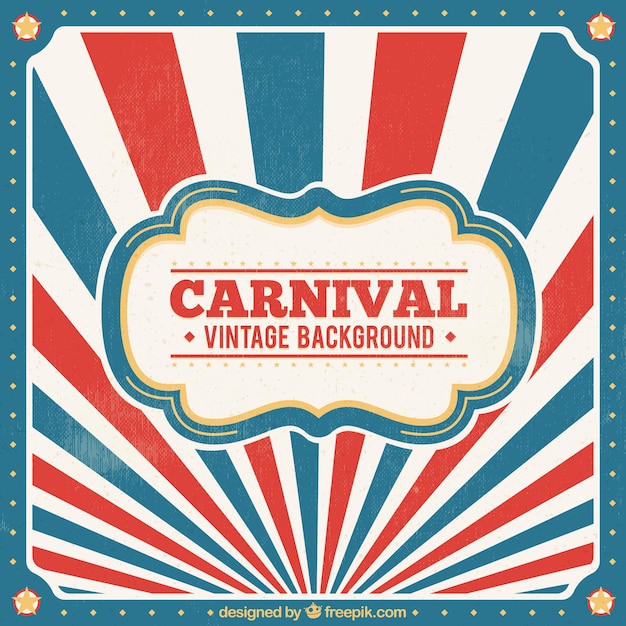 Vintage carnival background Free Vector Vintage carnival background Free Vector