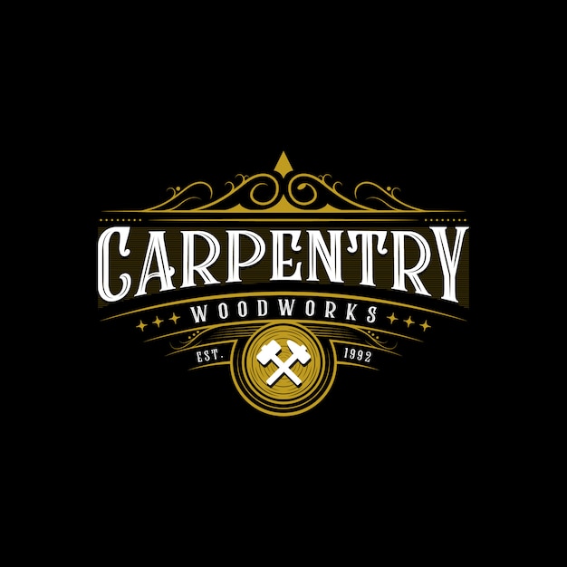 Download Free Vintage Carpentry Woodwork Premium Logo Design Craftsman Use our free logo maker to create a logo and build your brand. Put your logo on business cards, promotional products, or your website for brand visibility.