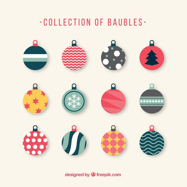 Vintage Christmas baubles collection
