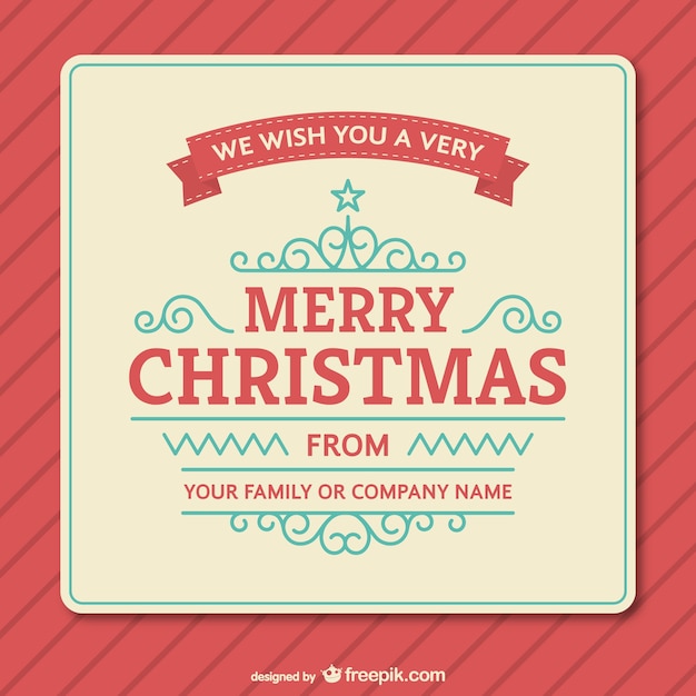 vintage christmas card template photoshop template