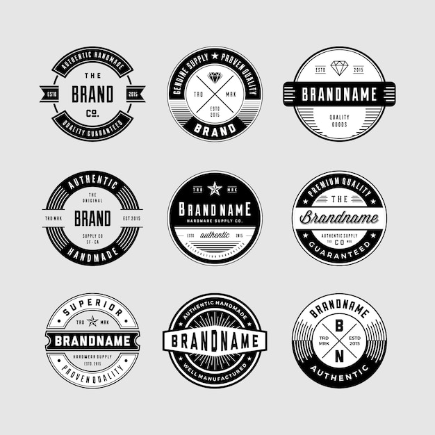 Download Free Vintage Circular Logo Premium Vector Use our free logo maker to create a logo and build your brand. Put your logo on business cards, promotional products, or your website for brand visibility.