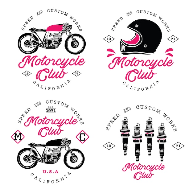 Download Vector Vintage Honda Motorcycle Logo PSD - Free PSD Mockup Templates