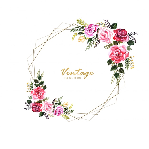 Download Free Vintage Decorative Floral Frame With Wedding Card Design Free Vector Use our free logo maker to create a logo and build your brand. Put your logo on business cards, promotional products, or your website for brand visibility.