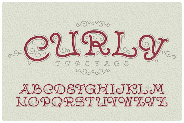 modern retro typeface