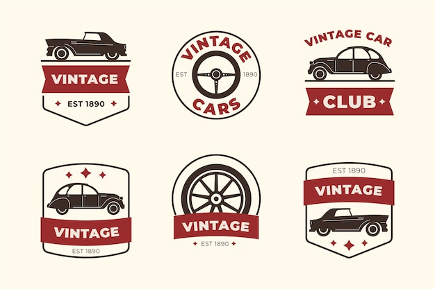 Download Free Download Free Vintage Design Car Logo Collection Vector Freepik Use our free logo maker to create a logo and build your brand. Put your logo on business cards, promotional products, or your website for brand visibility.
