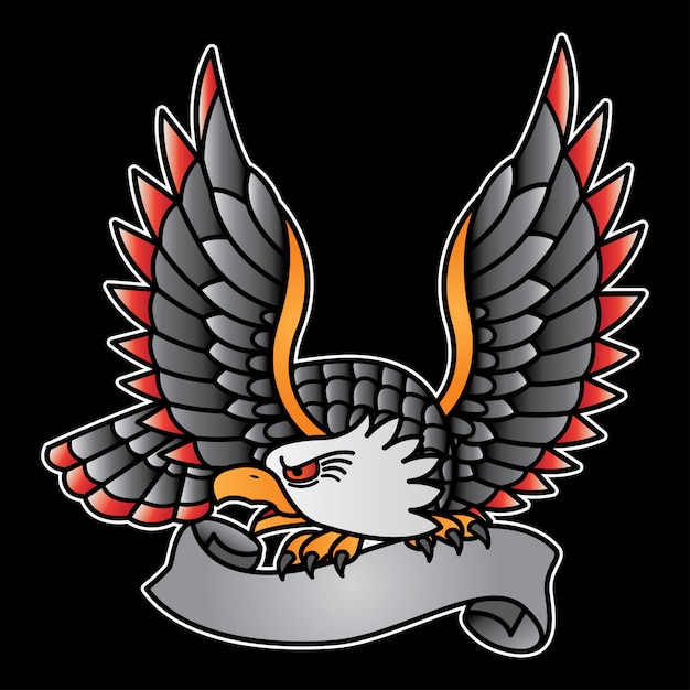 Download Free Vintage Eagle Logo Premium Vector Use our free logo maker to create a logo and build your brand. Put your logo on business cards, promotional products, or your website for brand visibility.