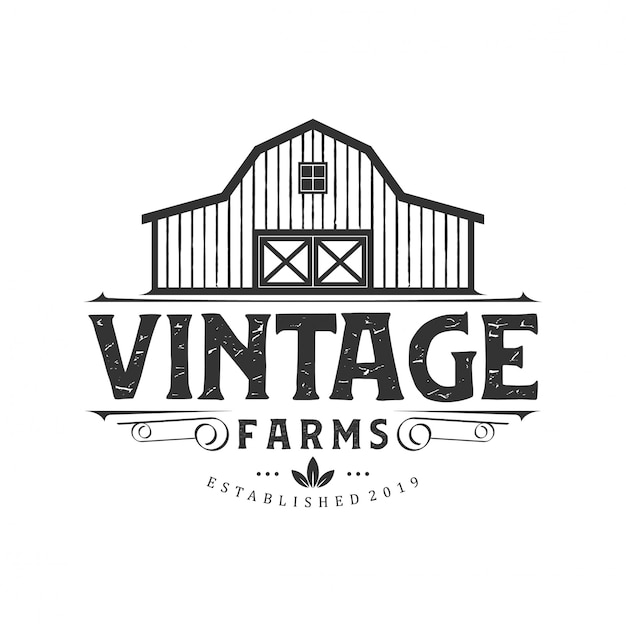 Download Free Vintage Farm Logo Design Premium Vector Use our free logo maker to create a logo and build your brand. Put your logo on business cards, promotional products, or your website for brand visibility.
