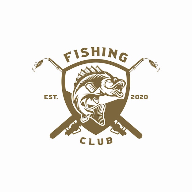 Download Premium Vector Vintage Fishing Logo