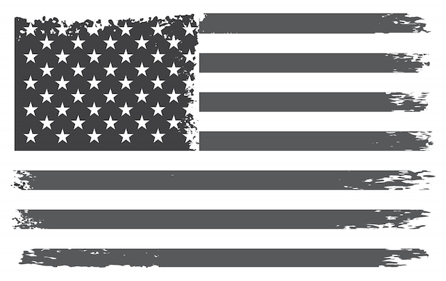Download Vintage flag of the united states | Premium Vector