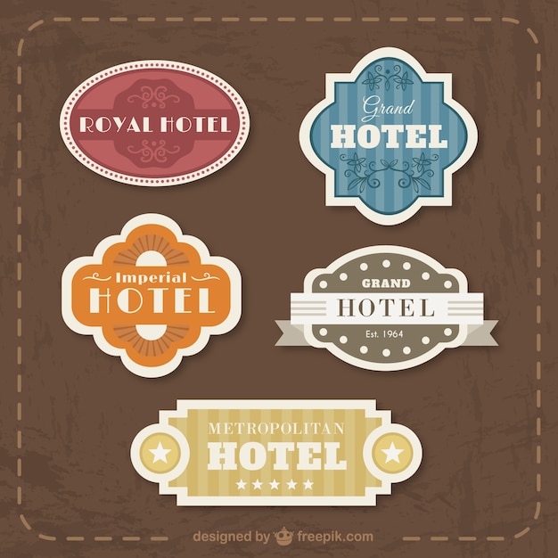 Vintage Hotel Logos