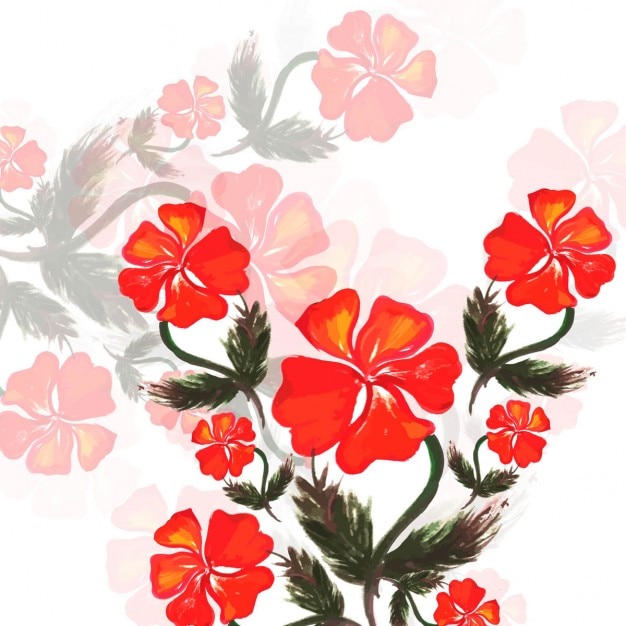 Free Vector | Vintage floral background