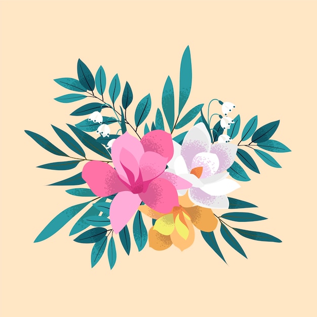 Download Vintage floral bouquet Vector | Free Download